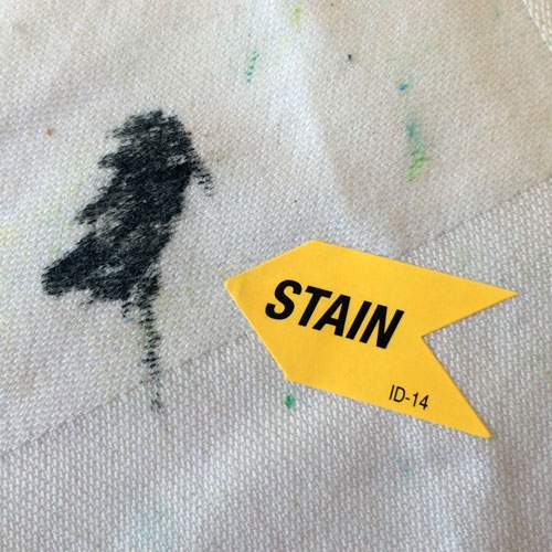 ნიშნები" STAIN " წებოვანი